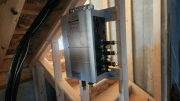 Heating equipment installed in basement Â