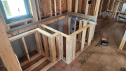 Master tub deck frame