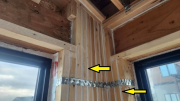 Framing multipacks are caulked for maximum air infiltration control