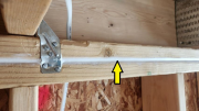 Top plates are caulked