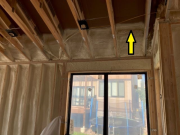 Seven inches of closed cell foam up two feet on exterior wall
