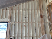 Closed cell foam in walls