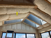 R-60 batt insulation in solarium