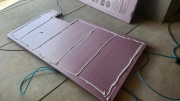 Rigid insulation to be sealed on garage wall