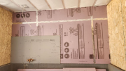 Additional insulation installed to protect heat ducts