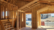 Ceiling lines by entry and solarium 