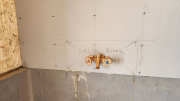 Hot cold faucet in garage