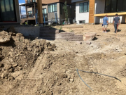 Small east retaining wall