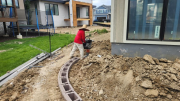Compaction around retaining walls