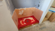 Shower Schluter system waterproofingÂ