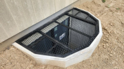Window well covers are installedÂ