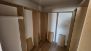 Primary closet adjustable shelvesÂ