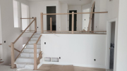 Interior railing work in progressÂ