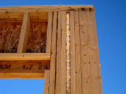 Cavities Filled with Foam Before Interior Walls  