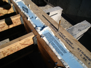 Gap Between Ledger & Sill Plate Insulated