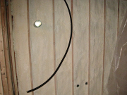 Mechanical Room Wall Insulated with Foam  