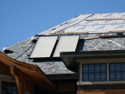Solar panels installed