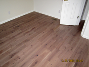 New hardwood floor in guest bedroom