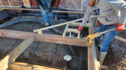 Placing concrete