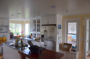 View into kitchen