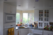 View into kitchen