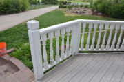 Front deck railing detail