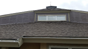 Upper siding and roof before demo