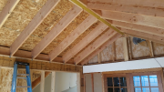 Rafters in master bedroom