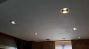 New can lights in kitchen ceiling
