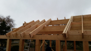 Opening for dormer to be built
