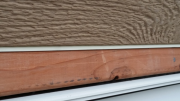 Flashing between fascia and window trim