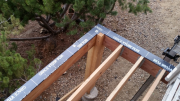 Deck perimeter beams are protected with Vycor