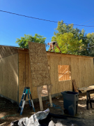 Nailing off roof sheathing