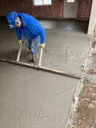 Leveling concrete