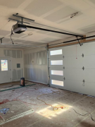 Garage door & opener are installed