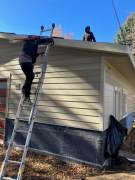 Installing roof