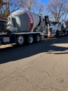 Concrete delivery trucks