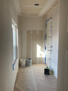 Drywall ready for texture